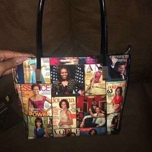 Michelle Obama Inspired Collage Purse (Large)